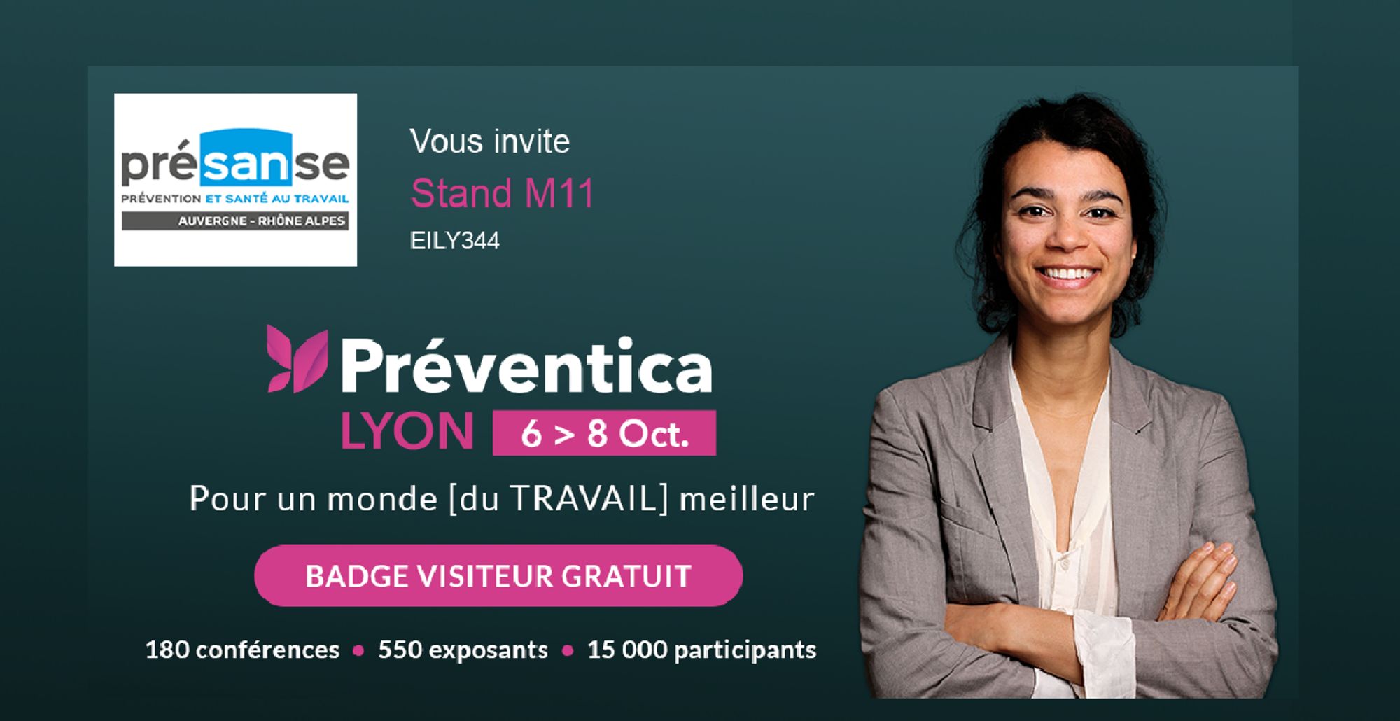 Rendez-vous au salon Préventica Lyon 
